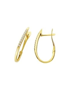 Aros De Oro De 18k Medianos PM-18699-OA