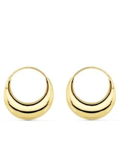 Aros De Oro De 18k Medianos PM-18963