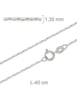 CADENA PLACA COBRA 40 CENTÍMETROS