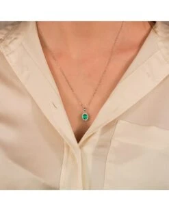 Colgante De Oro De 18k Con Diamante PM-P30175-3OB -FALOMIR Tienda de ventas colgante de oro de 18k con diamante 2