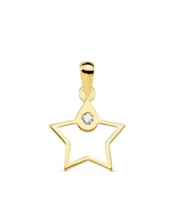 Colgante De Oro De 18k Estrella PM-21043-5