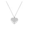 Collar Corazón De Plata Estyli VES-COL1005RH -FALOMIR Tienda de ventas collar corazon de plata estyli