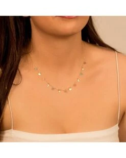 Collar De Oro Amarillo De 18k PM-22093 -FALOMIR Tienda de ventas collar de oro amarillo de 18k 45