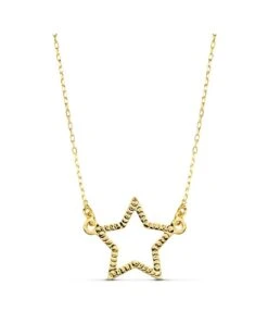 Collar De Oro Amarillo De 18k PM-16858