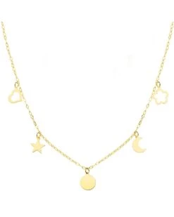 Collar De Oro Amarillo De 18k PM-22081