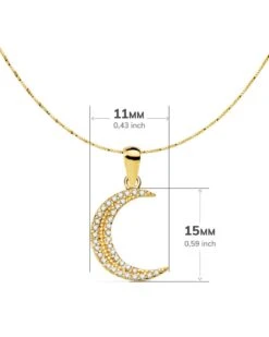 Collar De Oro Amarillo De 18k PM-22016 -FALOMIR Tienda de ventas collar de oro amarillo de 18k 9