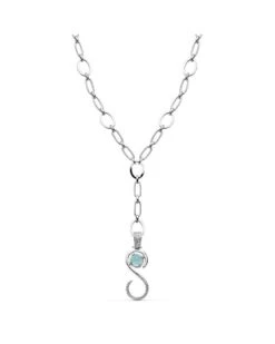 Collar De Oro Blanco De 18k PM-17000066