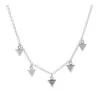 COLLAR ESTYLI TRIANGLES IN SILVER VES-CO506RH