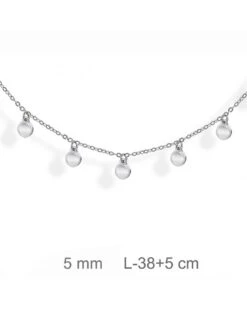 COLLAR PLACAS PLATA
