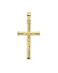 Cruz Con Cristo En Oro De 18k PM-16814