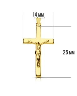 Cruz Con Cristo En Oro De 18k PM-13519 -FALOMIR Tienda de ventas cruz con cristo en oro de 18k 28