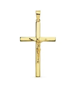 Cruz Con Cristo En Oro De 18k PM-16838