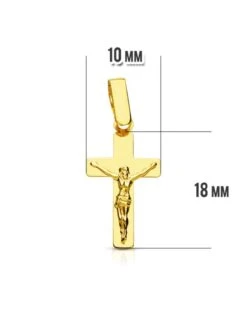 Cruz Con Cristo En Oro De 18k PM-16629 -FALOMIR Tienda de ventas cruz con cristo en oro de 18k 58