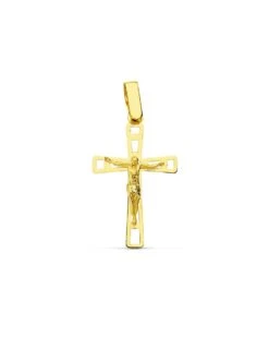 Cruz Con Cristo En Oro De 18k PM-16786
