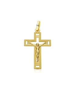 Cruz Con Cristo En Oro De 18k PM-16597