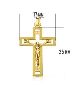 Cruz Con Cristo En Oro De 18k PM-16597 -FALOMIR Tienda de ventas cruz con cristo en oro de 18k 77