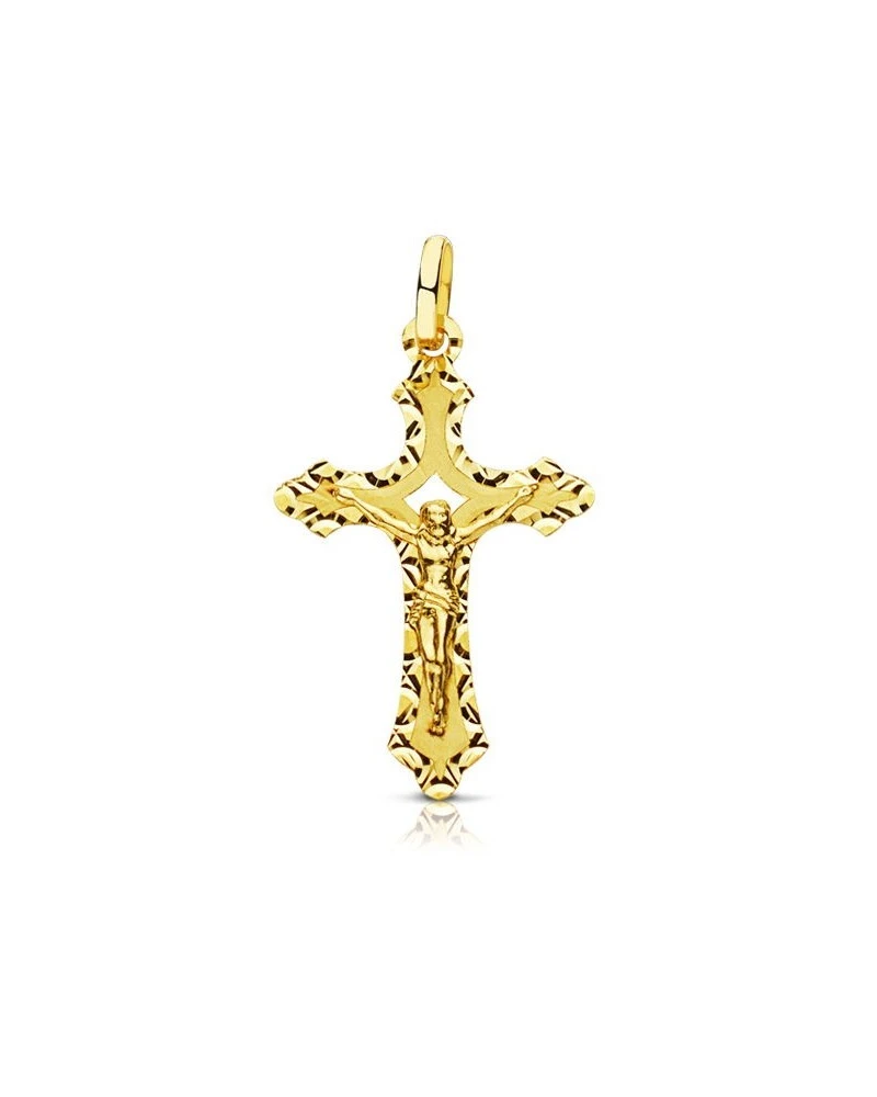 Cruz Con Cristo En Oro De 18k PM-16538 3 Cruz Con Cristo En Oro De 18k PM-16538
