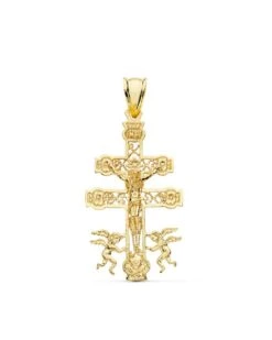 Cruz De Caravaca De Oro De 18k PM-P7663-035