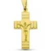 Cruz De Oro Amarillo De 18k PM-16117 -FALOMIR Tienda de ventas cruz de oro amarillo de 18k pm 16117