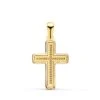 Cruz De Oro Amarillo De 18k PM-23008
