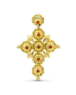Cruz De Oro Amarillo De 18k PM-2619
