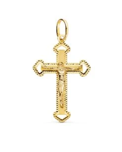 Cruz De Oro Amarillo De 18k PM-P4345