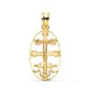 Cruz De Oro Amarillo De 18k PM-P7661-030 -FALOMIR Tienda de ventas cruz de oro amarillo de 18k pm p7661 030