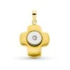 Cruz De Oro Bicolor De 18k PM-2330 -FALOMIR Tienda de ventas cruz de oro bicolor de 18k pm 2330