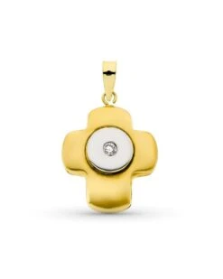 Cruz De Oro Bicolor De 18k PM-2330