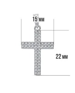 Cruz De Oro De 18k PM-16772 -FALOMIR Tienda de ventas cruz de oro de 18k 70