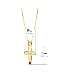 Cruz De Oro De 18k Y Diamantes PM-P30126 -FALOMIR Tienda de ventas cruz de oro de 18k y diamantes 14