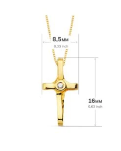 Cruz De Oro De 18k Y Diamantes PM-P30129 -FALOMIR Tienda de ventas cruz de oro de 18k y diamantes 22