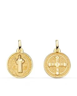 Escapulario San Benito Oro 18k PM-P8098-816