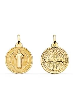 Escapulario San Benito Oro 18k PM-P8098-818