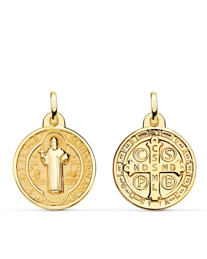 Escapulario San Benito Oro 18k PM-P8098-820 3 Escapulario San Benito Oro 18k PM-P8098-820