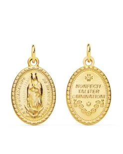 Escapulario Virgen De Guadalupe Oro 18k PM-P6070-20
