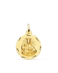 Escapulario Virgen Del Carmen Y Corazón De Jesús Oro 18k PM-P5006-320 -FALOMIR Tienda de ventas escapulario virgen del carmen y corazon de jesus oro 18k 15