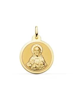 Escapulario Virgen Del Carmen Y Corazón De Jesús Oro 18k PM-P5006-822 -FALOMIR Tienda de ventas escapulario virgen del carmen y corazon de jesus oro 18k 3