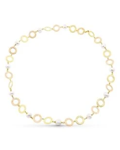 Gargantilla De Oro Amarillo De 18 Kilates PM-20407-3