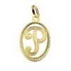 Inicial Letra P Oro 18k PM-16620-P -FALOMIR Tienda de ventas inicial letra p oro 18k