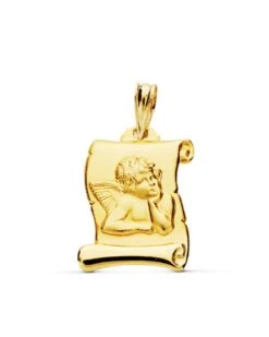 Medalla ángel Burlón Oro 18k PM-P9333-020