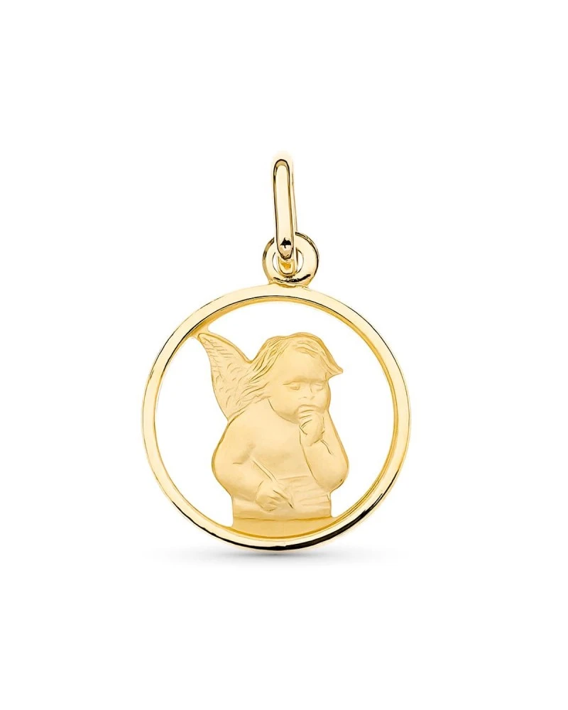 Medalla ángel Burlón Oro 18k PM-24000502 3 Medalla ángel Burlón Oro 18k PM-24000502