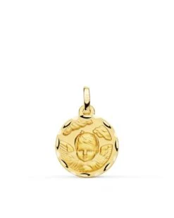 Medalla ángel Niño En La Nube De Oro De 18k PM-P9353-316