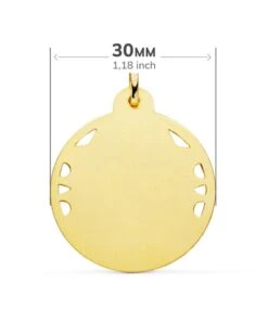 Medalla Corazón De Jesús Oro 18k PM-P5001-430 -FALOMIR Tienda de ventas medalla corazon de jesus oro 18k 27