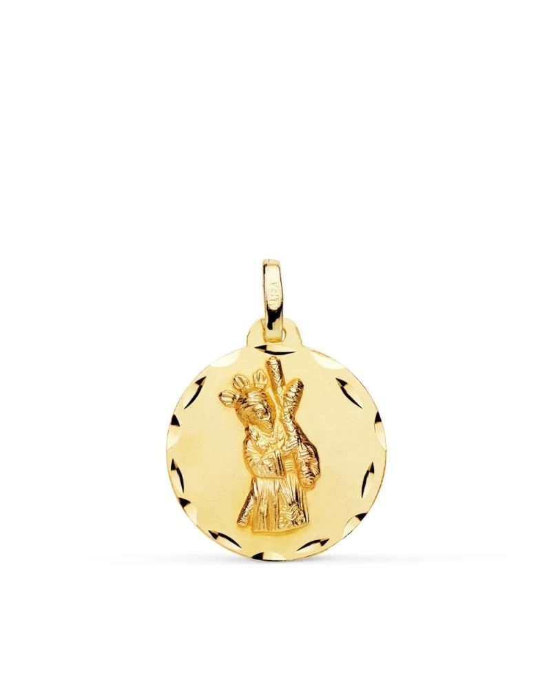 Medalla De Oro De 18k PM-P7142-318 3 Medalla De Oro De 18k PM-P7142-318