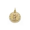 Medalla De Oro De 18k Virgen Niña PM-22020