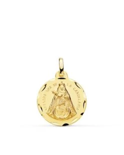 Medalla Nuestra Señora De La Candelaria Oro 18k PM-P3085-318