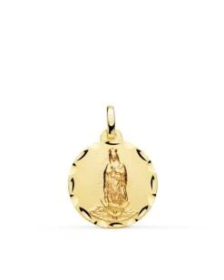 Medalla Virgen De Guadalupe De Oro De 18k PM-P6064-318