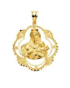 Medalla Virgen Del Carmen Oro 18k PM-26000013