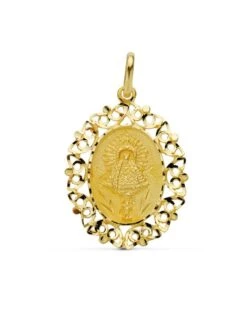 Medalla Virgen Del Pilar Oro 18k PM-20000200